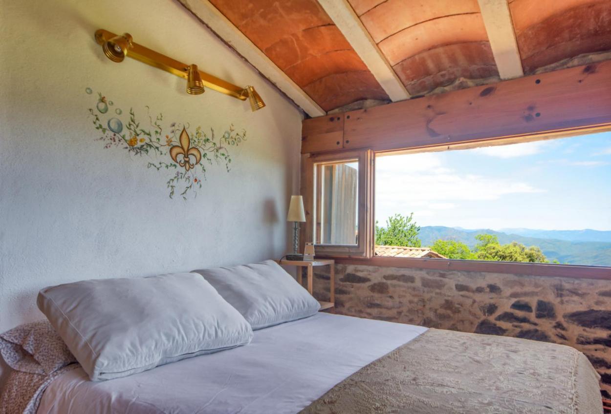 Apartamento Duplex Rural Con Chimenea Y Vistas Panoramicas Desde La Cama Sant Marti Sacalm Exterior photo