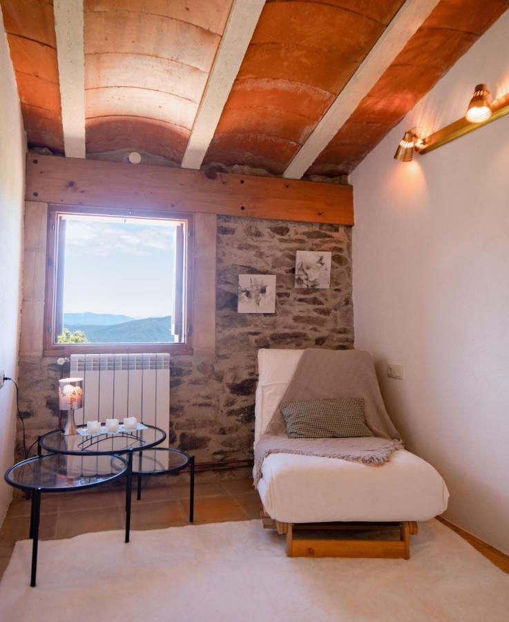 Apartamento Duplex Rural Con Chimenea Y Vistas Panoramicas Desde La Cama Sant Marti Sacalm Exterior photo